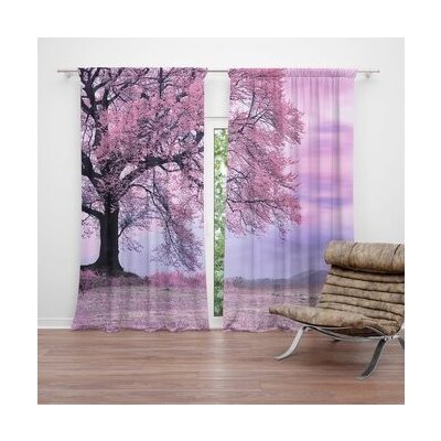 Sablio Závěs Růžový strom: 2ks 140x250cm – Hledejceny.cz