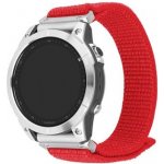 FIXED Nylon Sporty Strap pro Garmin QuickFit 26mm, červený FIXNST2-QF26MM-RD – Zboží Živě