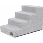 Doggy Schody pro psa INARI popelavé S výška 30 cm 3 schody – Sleviste.cz