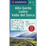 Alto Garda Ledro Valle del Sarca 1:25 000 - KOMPASS-Karten GmbH – Hledejceny.cz