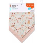 BabyOno Dětský bryndáček/šátek 2D sada Farma, béžová – Zboží Dáma