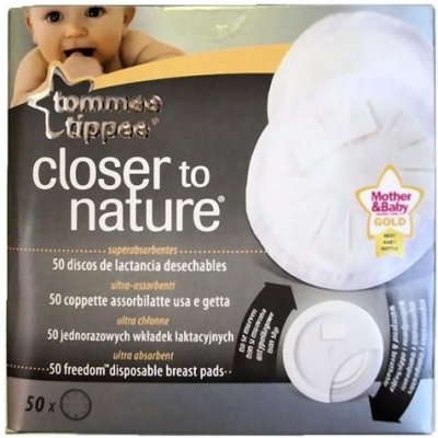 Tommee Tippee VLOŽKY DO podPRSENKY C2N 50 ks Bílá