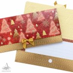 ARGUS Obálka na peníze vánoční luxusní 81-6044 – Zboží Dáma