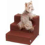 Iridog Schody pro psy Steppie no.1 hnědé v33 x š40 x d45 cm – Zboží Dáma