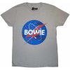 Pánské tričko s potiskem David Bowie tričko Starman Logo Grey