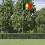 zahrada-XL Vlajka Belgie a stožár 6,23 m hliník – Hledejceny.cz
