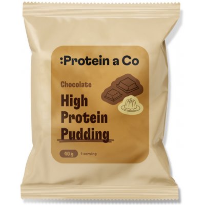 ProteinaCo High protein pudding 40 g Chocolate – Zboží Mobilmania