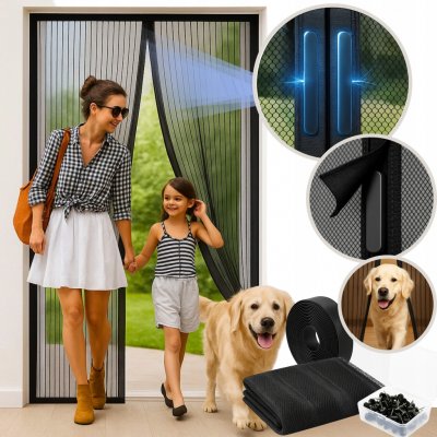 TĚSNÁ MAGNETICKÁ MOSKYTIÉRA do Dveří na BALKON Vysoká 110x230cm – Hledejceny.cz