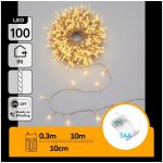 Aigostar B.V. LED Vánoční řetěz 100xLED/3xAA 10,3m teplá bílá B10303KR2 – Hledejceny.cz
