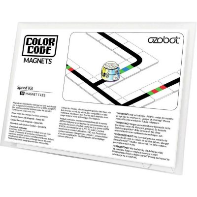 Ozobot - sada magnetů s barevnými kódy pro ovládání rychlosti, 18 ks OZO-035016-01 – Sleviste.cz