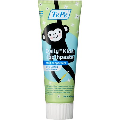 TePe Daily Kids pro děti od 0 do 6 let 75 ml – Hledejceny.cz