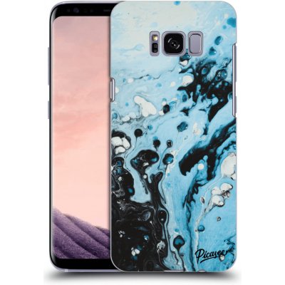 Pouzdro Picasee silikonové Samsung Galaxy S8 G950F - Organic blue čiré – Zbozi.Blesk.cz
