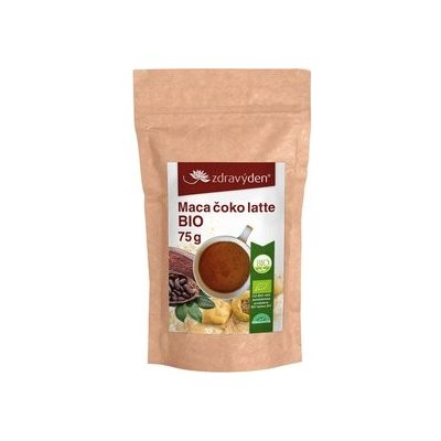 Zdravý den Maca čoko latte bio 75 g – Zboží Dáma