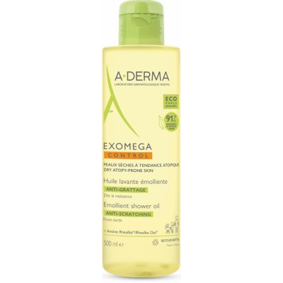 A-derma Exomega Control zvláčňující sprchový olej 500 ml