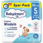 Babydream Premium Junior 10 - 16 kg 5 Jumbo-Pack 68 ks – Zboží Dáma