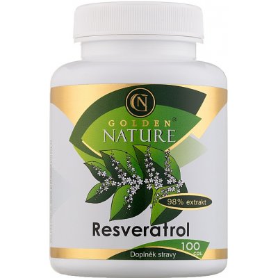 Golden Nature Resveratrol 98 % 100 kapslí