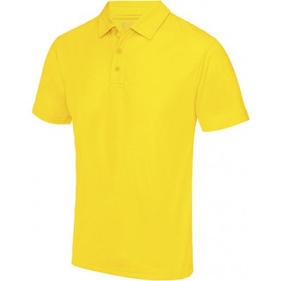 Just Cool pánská sportovní polokošile s UV ochranou UPF 40+ žlutá sluneční – Zboží Mobilmania