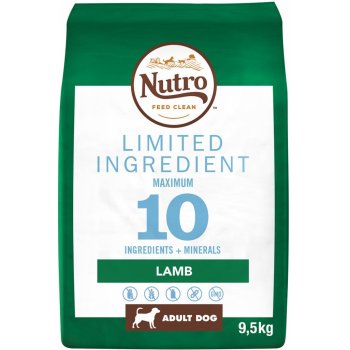 Nutro Limited Ingredient s jehněčím pro dospělé psy 9,5 kg