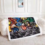 TOP Deka beránek Superior Graffiti 150x200 – Sleviste.cz