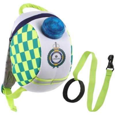 Reflexní batoh s bezpečnostním vodítkem LittleLife Emergency service Toddler Backpack Ambulance 2 l