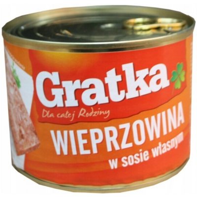 Gratka Vepřové maso ve vlastní šťávě Sokołów 525 g – Sleviste.cz
