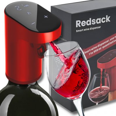 Elektrický dávkovač, pumpička na nápoje a víno REDSACK – Hledejceny.cz
