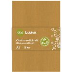 LUMA Obaly na sešity ECO A5 kraft 5 ks – Zboží Dáma