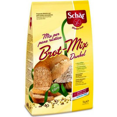 Dr.Schär Bezlepková mouka Brot mix dunkel 1 kg – Sleviste.cz