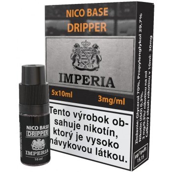 Boudoir Samadhi s.r.o. IMPERIA Nikotinová báze Dripper PG30/VG70 3mg 5x10ml