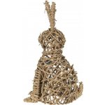 Dekorace socha hnědý vyplétaný králík 25*25*42 cm – Hledejceny.cz