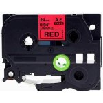 Alternativní páska pro Brother TZ-451 + TZe-451, 24 mm x 8 m, černý tisk + červený podklad