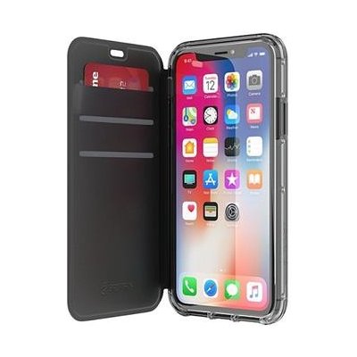 Pouzdro Griffin Survivor Clear Wallet iPhone X XS iPhone X černé