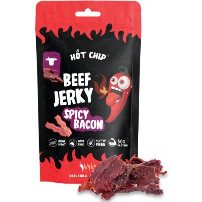 Hot chip Jerky Spicy Bacon 25 g