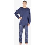 Gina 79149 pánské pyžamo dlouhé sv. šedé – Zbozi.Blesk.cz