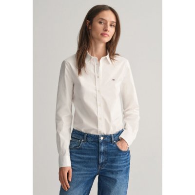 GANT SLIM STRETCH OXFORD SHIRT WHITE – Zbozi.Blesk.cz