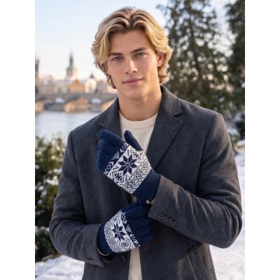 Brandit rukavice Snow pletené modré – Hledejceny.cz