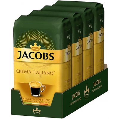 Jacobs Expertenröstung Crema Italiano káva 4 x 1 kg – Zboží Mobilmania
