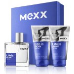 Mexx Life Is Now Him EDT 50 ml + sprchový gel 2 x 50 ml dárková sada – Zbozi.Blesk.cz