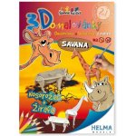 3D omalovánky Afrika Slon velbloudafrika 142743 – Zboží Mobilmania