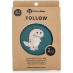 Petite&Mars Chrániče kolen elastické na lezení Follow Dusty Rose – Zboží Dáma