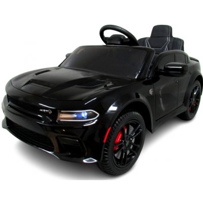 Dodge SRT eletrické autíčko s licencí 2x45W + měkké křeslo Eva kola černá – Zboží Mobilmania