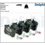 Sada brzdových destiček, kotoučová brzda DELPHI LP565 | Zboží Auto