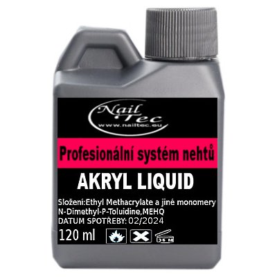 Nailtec akryl liquid šedivý 120 ml – Sleviste.cz