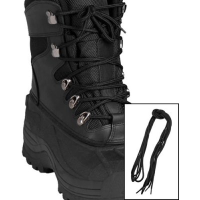 Tkaničky do bot Mil-Tec černé - 220 cm – Zboží Mobilmania