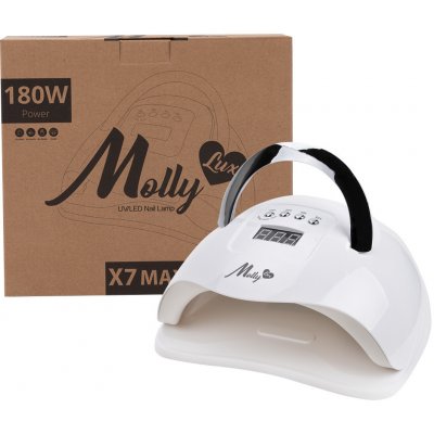 MollyLux X7 MAX UV/LED lampa na nechty 180W biela – Sleviste.cz