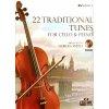 Noty a zpěvník 22 Traditional Tunes + CD violoncello + klavír