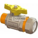 Greiner Kohout kulový svěrný pro PE trubky s vnějším závitem, na plyn 25 mm x 6152.24.00.075 – Hledejceny.cz