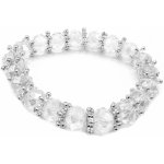 Steel Jewelry Náramek bílý z bižuterie BNR240173 – Hledejceny.cz