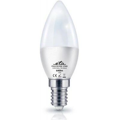 ETA žárovka LED E14 7W teplá bílá – Zboží Živě