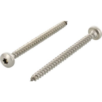 Univerzální vrut 5,0x70 mm půlkulatá hlava TX25 plný závit nerez ocel A4 1 ks – Sleviste.cz